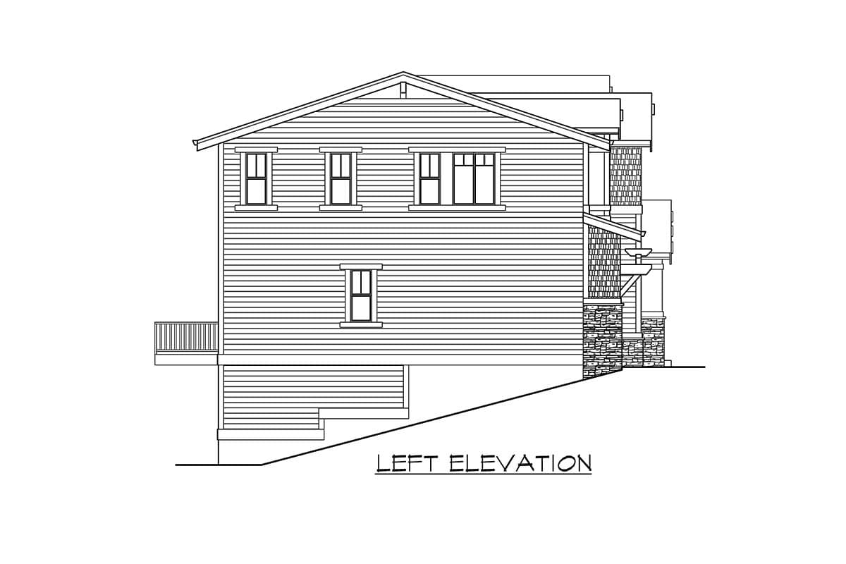 Plan 23850JD: Contemporary Craftsman House Plan with Walkout Basement - Image #14