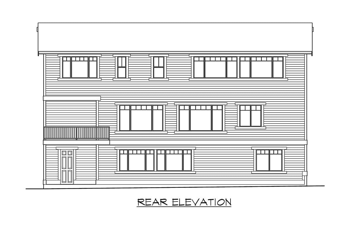 Plan 23850JD: Contemporary Craftsman House Plan with Walkout Basement - Image #15