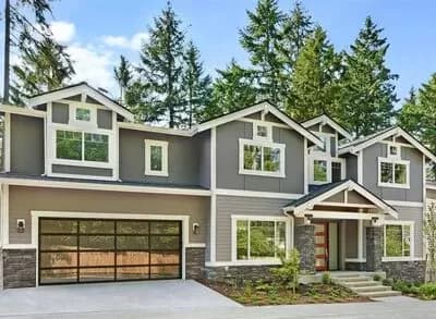 Contemporary Craftsman House Plan with Walkout Basement