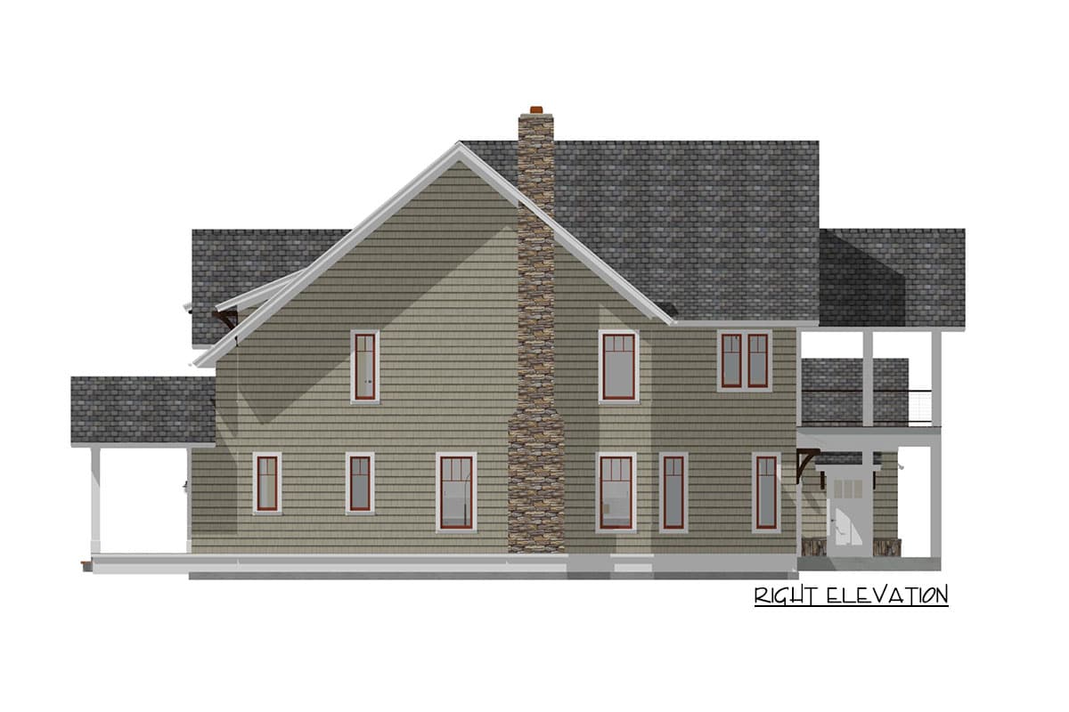 Plan 765020TWN: Two-Story Craftsman Home Plan with Detached 2-Car Garage - Image #21 - Craftsman, New American