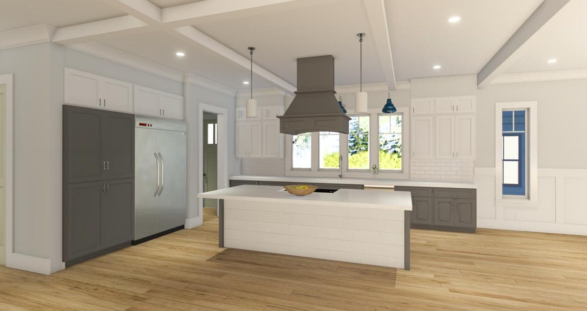 Plan 765020TWN: Two-Story Craftsman Home Plan with Detached 2-Car Garage - Image #8 - Craftsman, New American