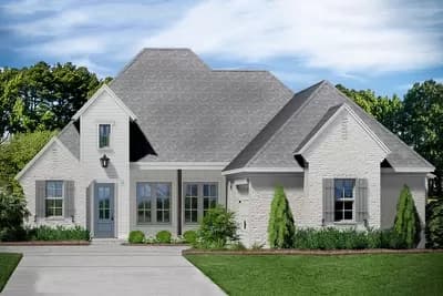 Elegant Acadian House Plan with Smart Floor Plan 