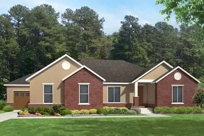 Tradtional One-story Three-bed House Plan with Optional Finished Lower Level
