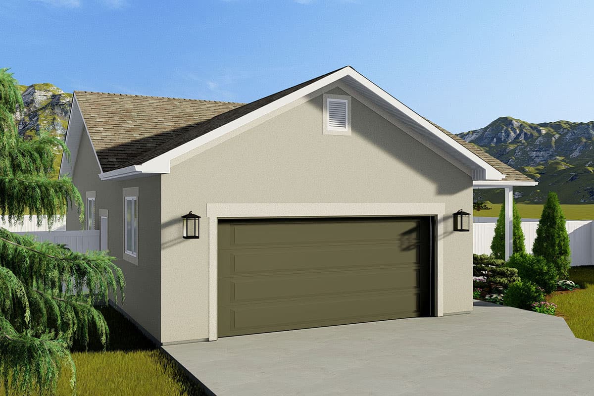 Plan 61344UT: Cozy One-Level Home Plan with Option to Finish Basement - Image #9 - Ranch, Southwest, Traditional