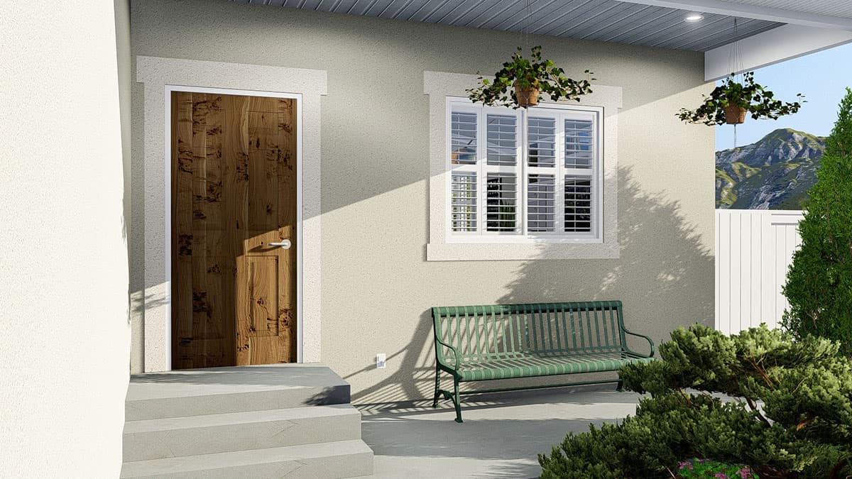 Plan 61344UT: Cozy One-Level Home Plan with Option to Finish Basement - Image #10 - Ranch, Southwest, Traditional