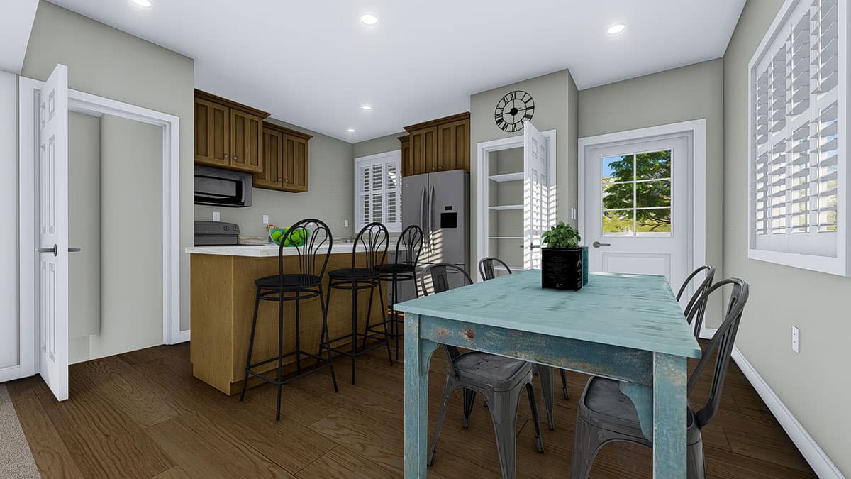 Plan 61344UT: Cozy One-Level Home Plan with Option to Finish Basement - Image #17 - Ranch, Southwest, Traditional
