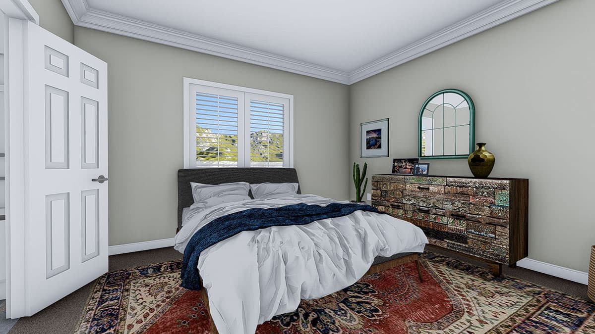 Plan 61344UT: Cozy One-Level Home Plan with Option to Finish Basement - Image #22 - Ranch, Southwest, Traditional