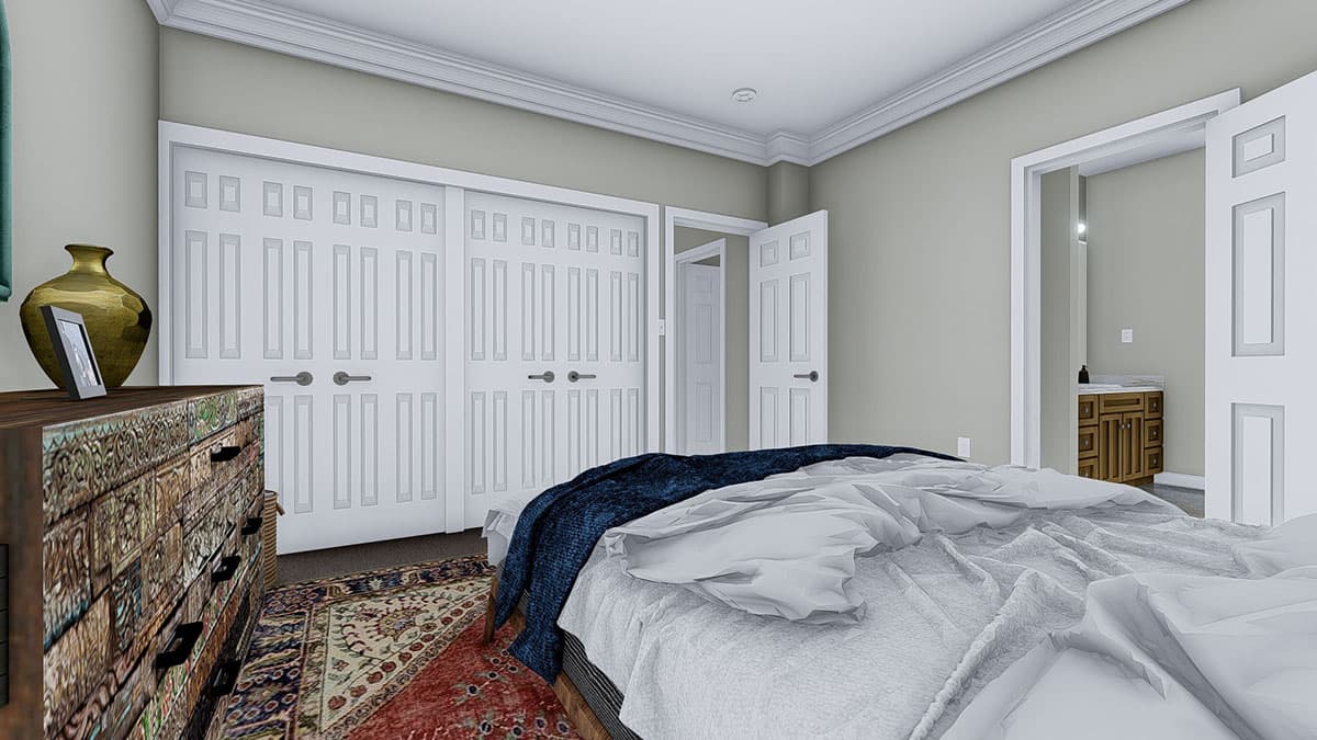 Plan 61344UT: Cozy One-Level Home Plan with Option to Finish Basement - Image #25 - Ranch, Southwest, Traditional