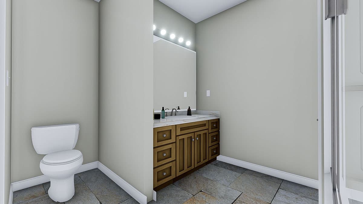 Plan 61344UT: Cozy One-Level Home Plan with Option to Finish Basement - Image #26 - Ranch, Southwest, Traditional
