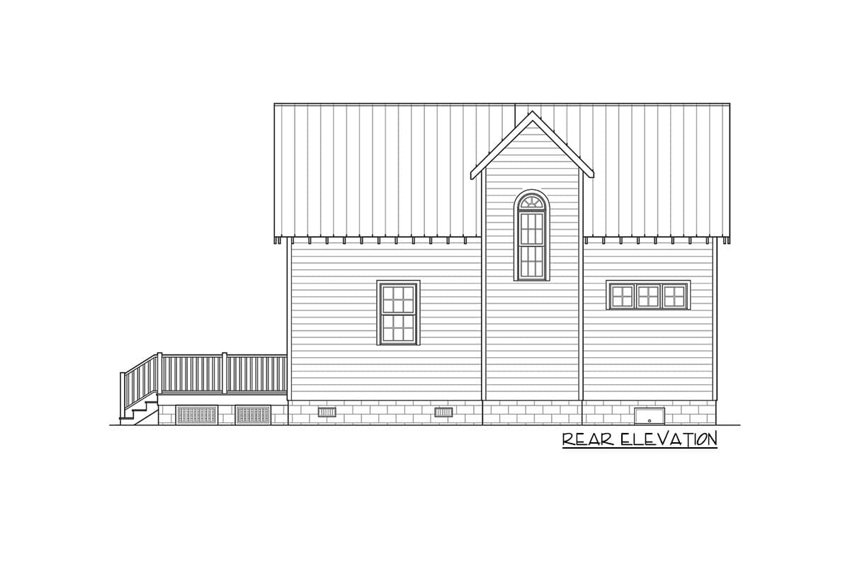 Plan 31570GF: Adorable 3-Bedroom Cottage House Plan with Front and Side Porches - 1112 Sq Ft - Image #10 - Cottage, Country, Traditional, Vacation