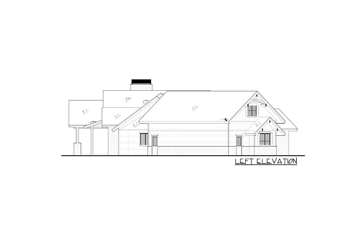 Plan 95081RW: 3-Bed Mountain Craftsman with Great Room and 3-Car Angled Garage - 2803 Sq Ft - Image #5 - Craftsman, Mountain, New American, Rustic
