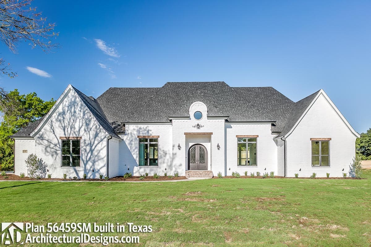 build gallery item - House Plan 56459SM Comes to Life in Texas
