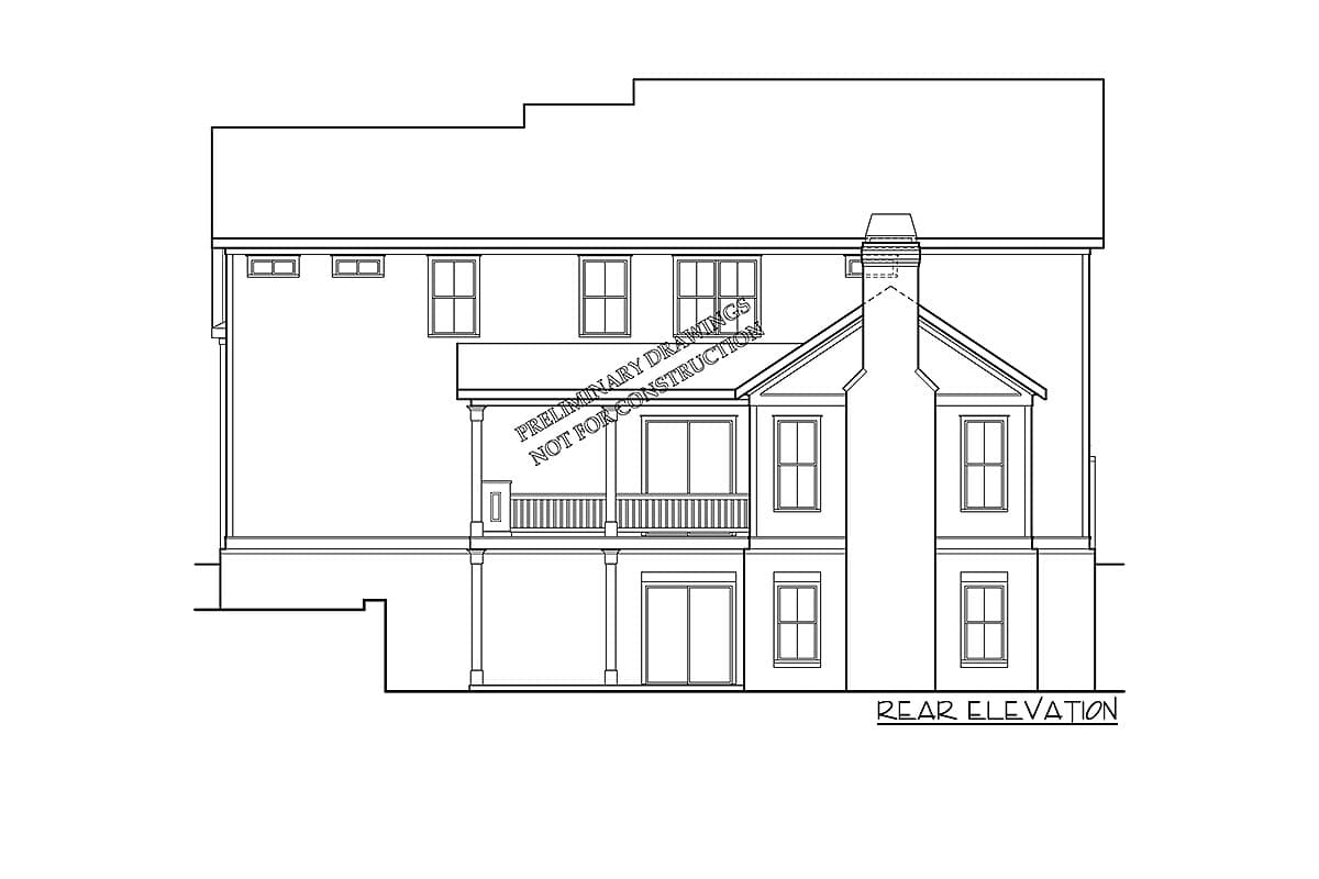 Plan 710345BTZ: Two-Story Craftsman Home Plan with Main-Floor Flex Room - Image #4 - Country, Craftsman, New American