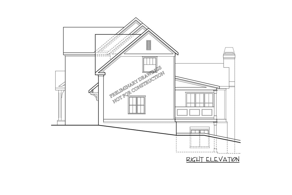 Plan 710345BTZ: Two-Story Craftsman Home Plan with Main-Floor Flex Room - Image #5 - Country, Craftsman, New American