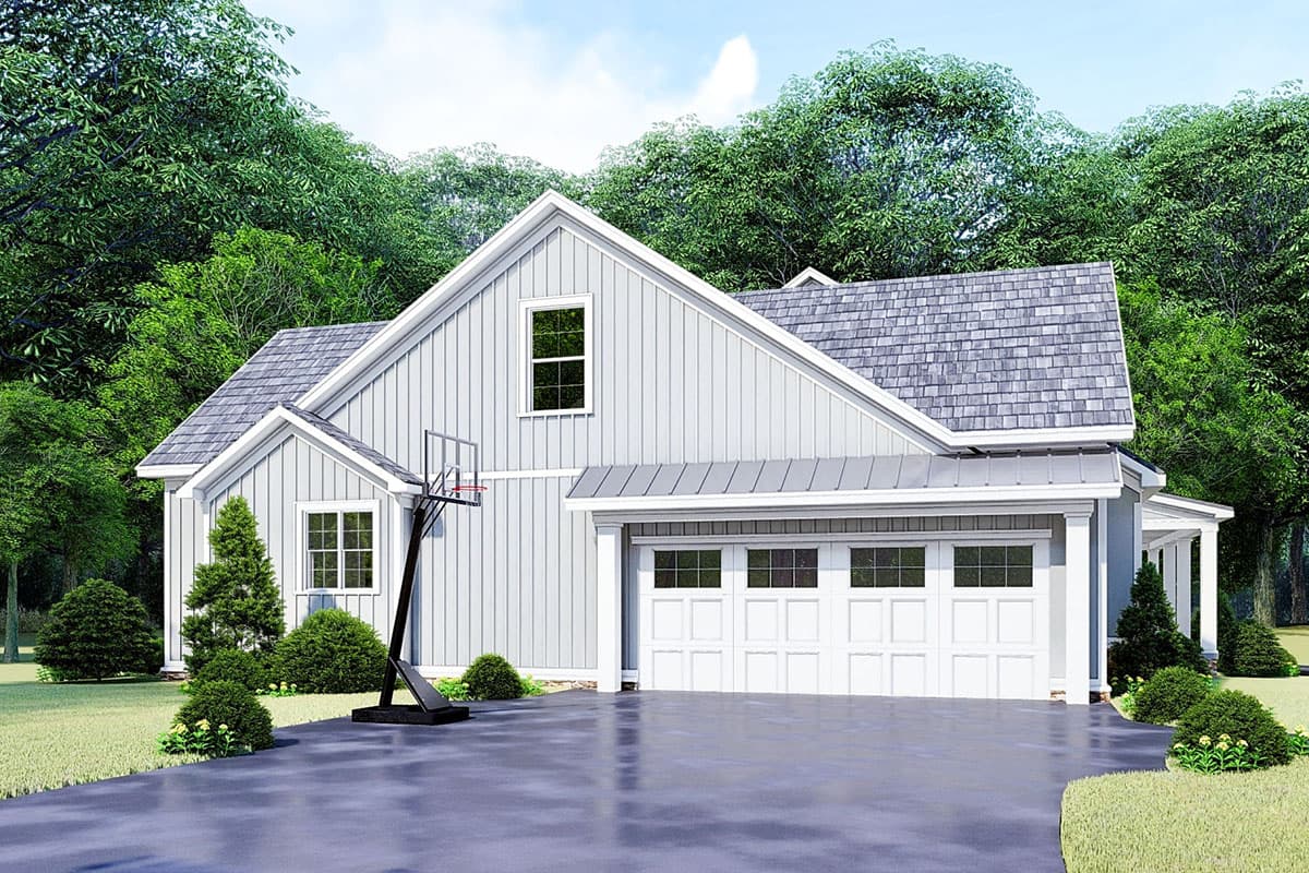 Plan 70643MK: Modern Farmhouse Plan with Flex and Bonus Rooms - 2031 Sq Ft - Image #7 - Country, Farmhouse, Modern Farmhouse, Traditional