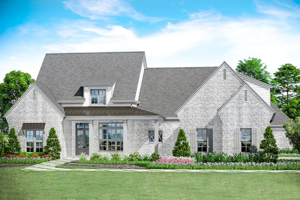 Plan 510134WDY: 4-Bed Modern Acadian House Plan with Bonus Room - Image #4 - Acadian, Country, Farmhouse, Louisiana-Style, Southern