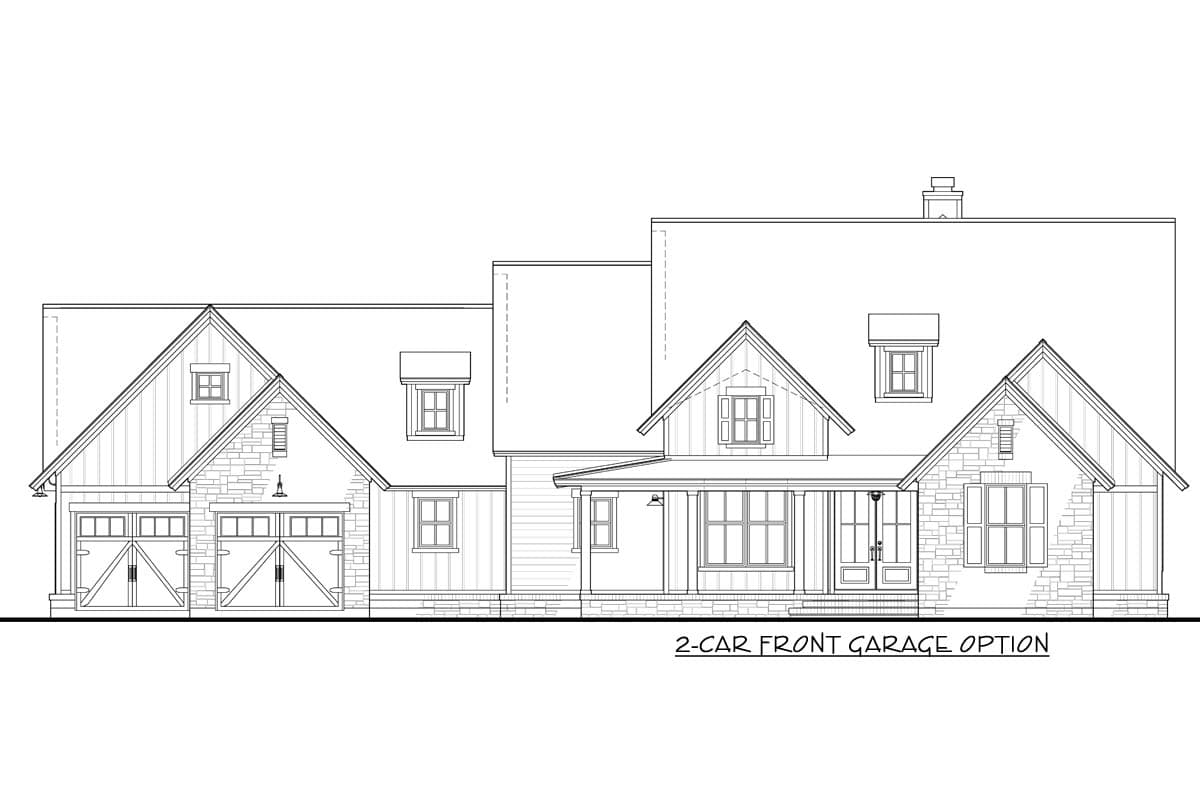 Plan 16916WG: 3-Bedroom New American Farmhouse Plan with L-shaped Front Porch - Image #28 - Country, Farmhouse, Modern Farmhouse, New American, Southern