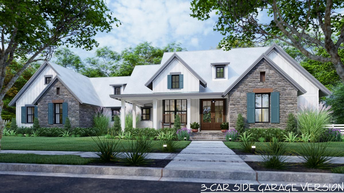 Plan 16916WG: 3-Bedroom New American Farmhouse Plan with L-shaped Front Porch - Image #21 - Country, Farmhouse, Modern Farmhouse, New American, Southern