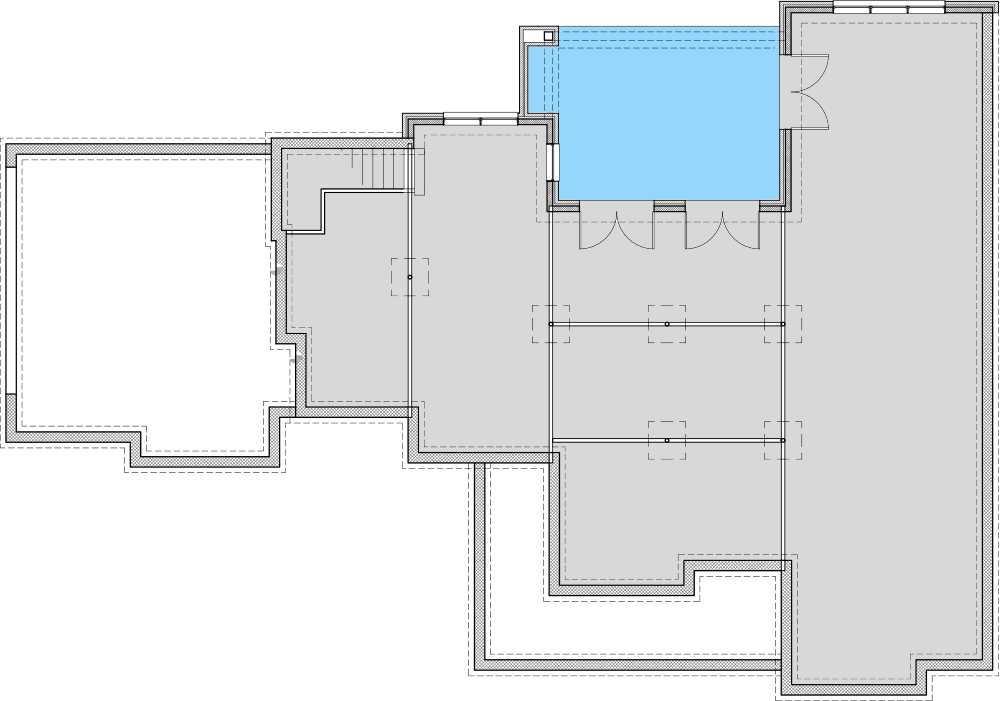 Plan 16916WG: 3-Bedroom New American Farmhouse Plan with L-shaped Front Porch - Floor Plan - Unfinished Walkout Basement - Country, Farmhouse, Modern Farmhouse, New American, Southern