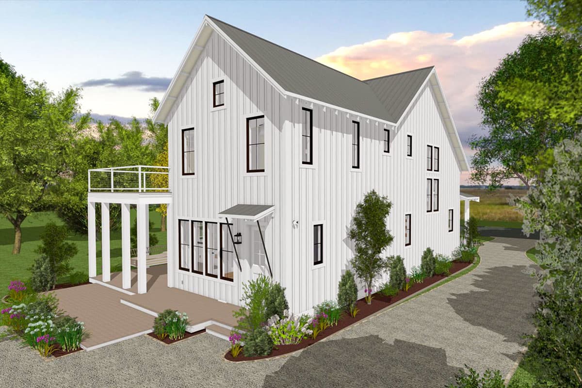 Plan 765022TWN: Beautiful Low Country Home Plan with Detached Garage - Image #4 - Country, Low Country, Southern, Vacation