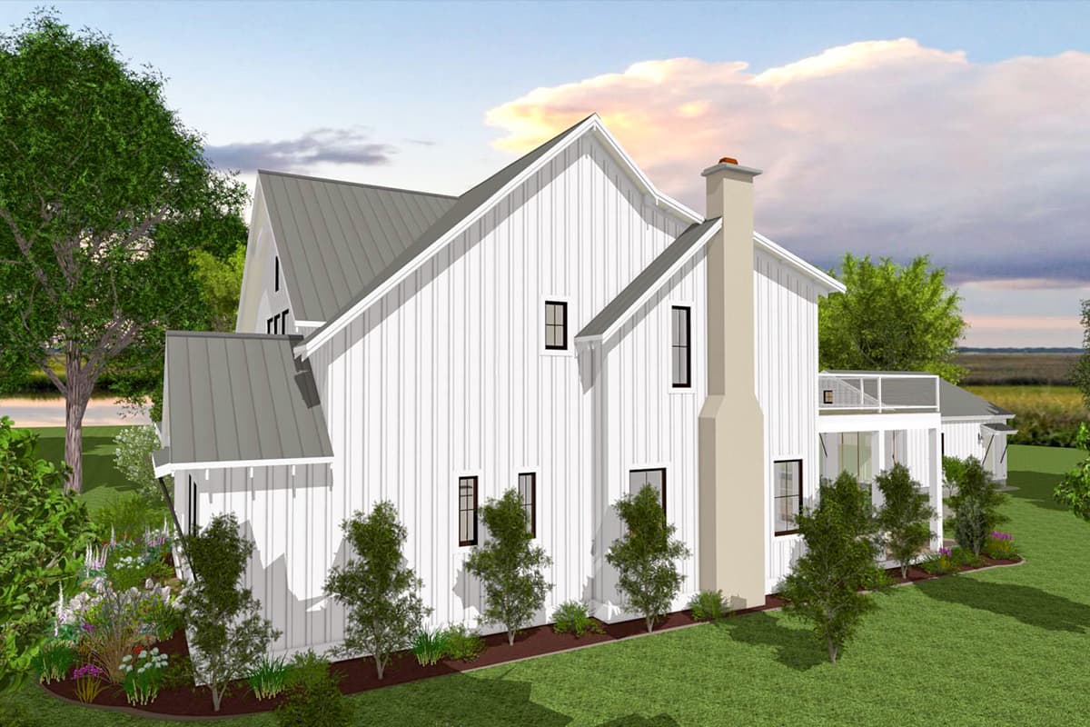 Plan 765022TWN: Beautiful Low Country Home Plan with Detached Garage - Image #7 - Country, Low Country, Southern, Vacation
