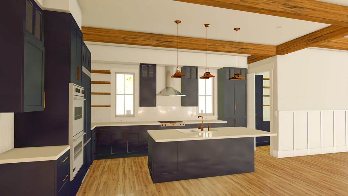 Plan 765022TWN: Beautiful Low Country Home Plan with Detached Garage - Image #11 - Country, Low Country, Southern, Vacation