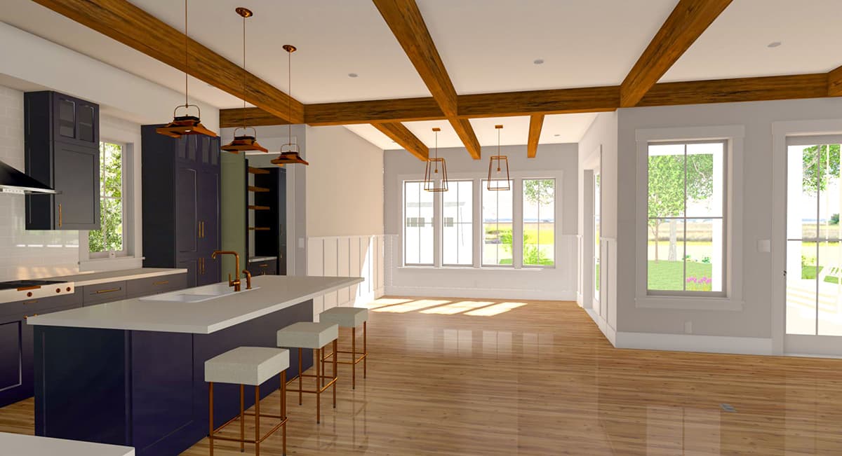 Plan 765022TWN: Beautiful Low Country Home Plan with Detached Garage - Image #14 - Country, Low Country, Southern, Vacation