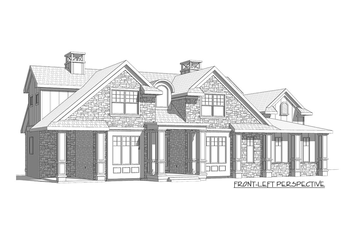 Plan 910056WHD: Luxury Country Craftsman Plan with Ample Outdoor Living Space - Image #11 - Country, Craftsman, New American