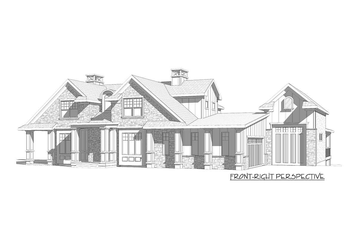 Plan 910056WHD: Luxury Country Craftsman Plan with Ample Outdoor Living Space - Image #12 - Country, Craftsman, New American