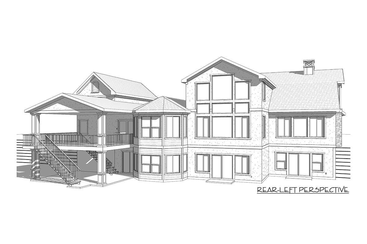 Plan 910056WHD: Luxury Country Craftsman Plan with Ample Outdoor Living Space - Image #13 - Country, Craftsman, New American