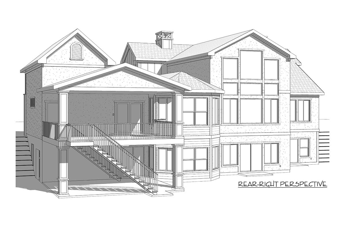 Plan 910056WHD: Luxury Country Craftsman Plan with Ample Outdoor Living Space - Image #14 - Country, Craftsman, New American