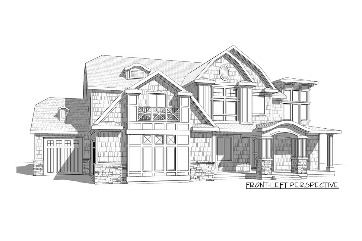 Plan 910057WHD: Exclusive Shingle House Plan with Optional Lower Level - Image #15 - Country, Craftsman, New American, Shingle