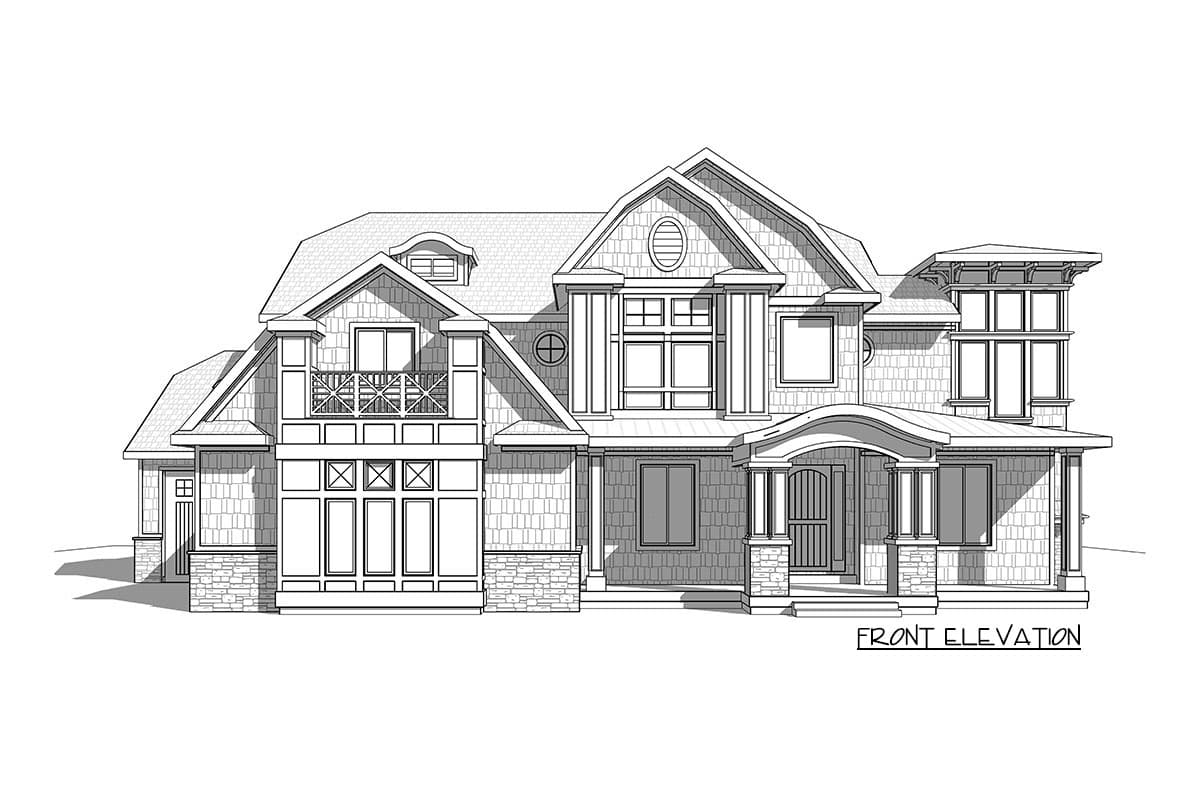 Plan 910057WHD: Exclusive Shingle House Plan with Optional Lower Level - Image #14 - Country, Craftsman, New American, Shingle