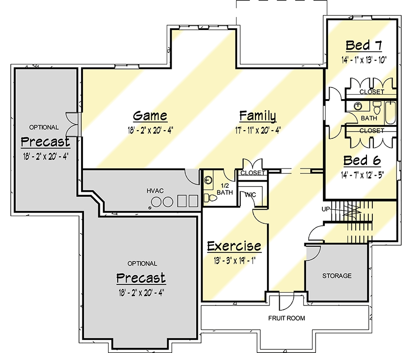 Plan 910057WHD: Exclusive Shingle House Plan with Optional Lower Level - Floor Plan - Optional Lower Level - Country, Craftsman, New American, Shingle