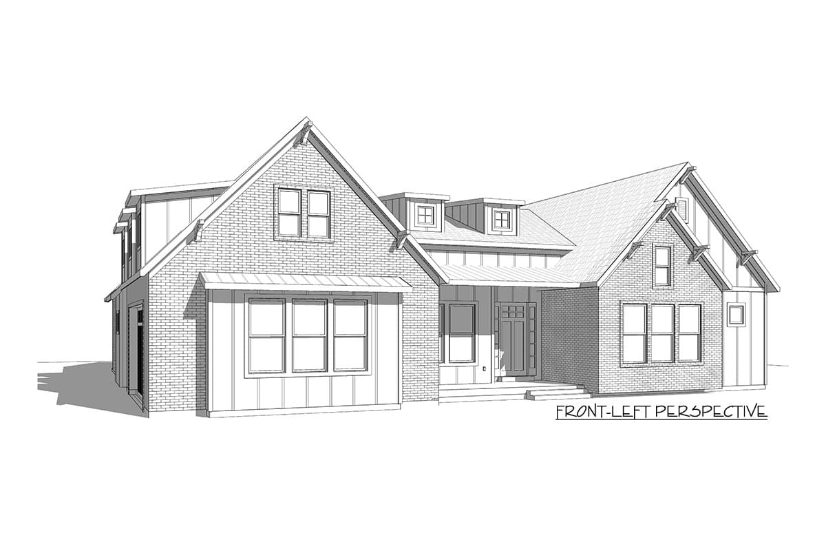 Plan 910058WHD: Exclusive One-Level New American Plan with Vaulted Covered Patios - Image #8 - Country, Craftsman, Modern Farmhouse, New American, Southern
