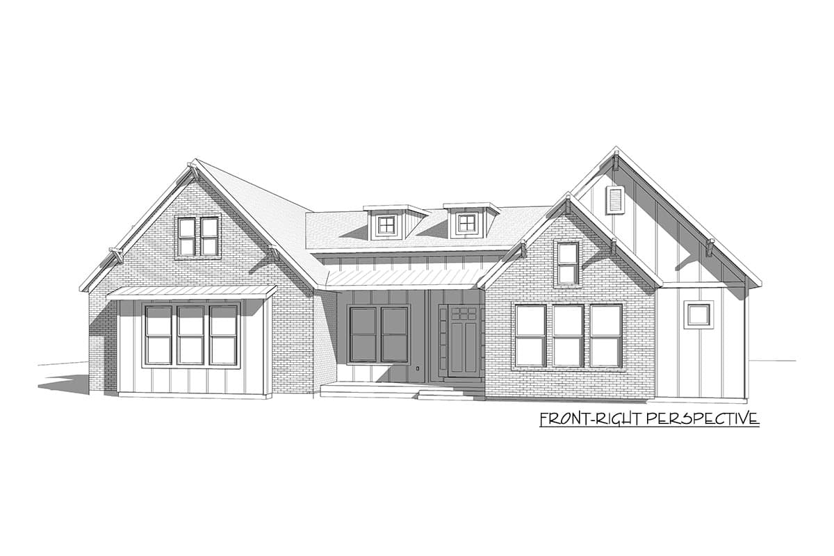 Plan 910058WHD: Exclusive One-Level New American Plan with Vaulted Covered Patios - Image #10 - Country, Craftsman, Modern Farmhouse, New American, Southern