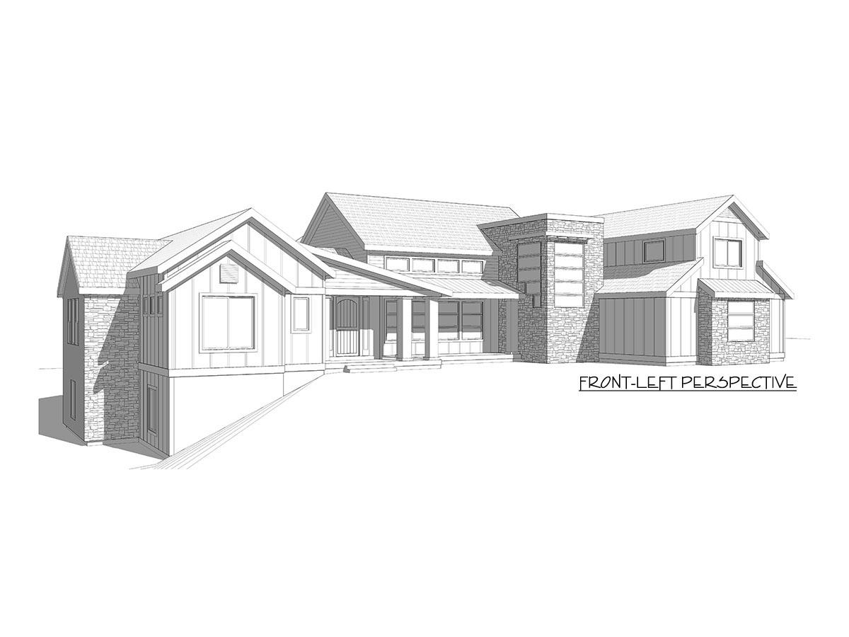 Plan 910068WHD: Contemporary Country Home Plan with Optional Upper and Lower Floor - Image #11 - Contemporary, Country, Farmhouse, Modern Farmhouse, Northwest, Ranch, Transitional