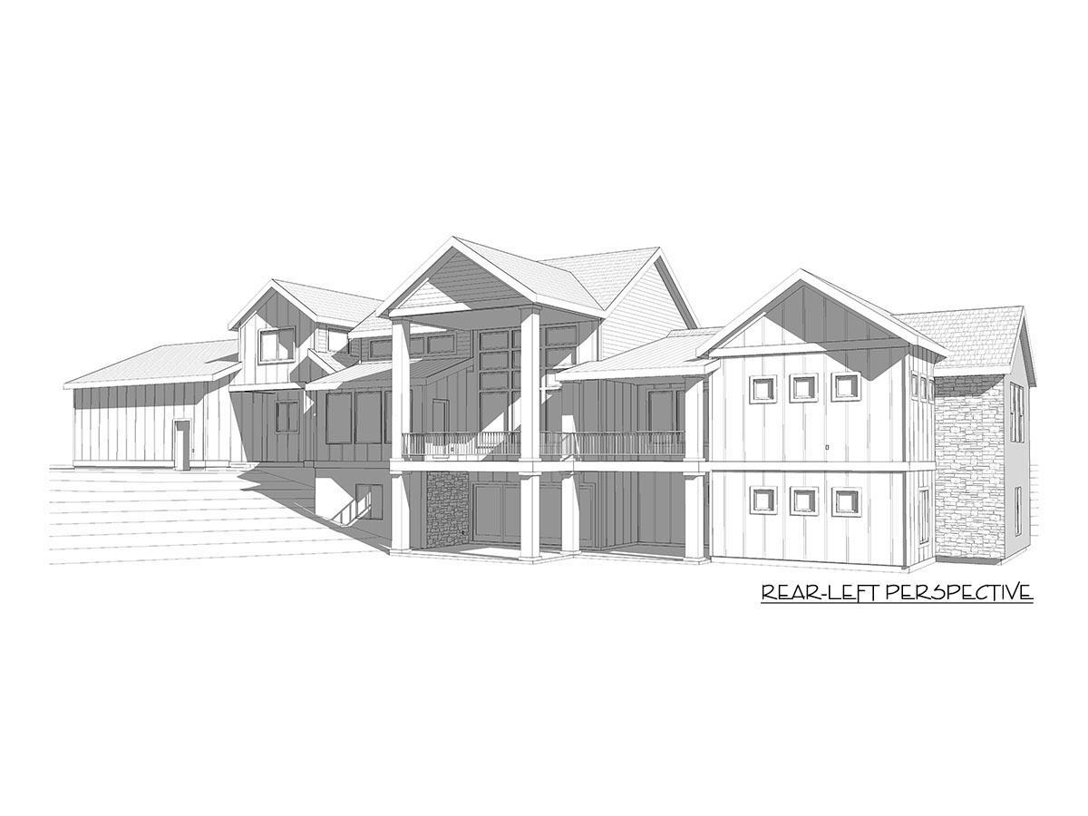 Plan 910068WHD: Contemporary Country Home Plan with Optional Upper and Lower Floor - Image #13 - Contemporary, Country, Farmhouse, Modern Farmhouse, Northwest, Ranch, Transitional