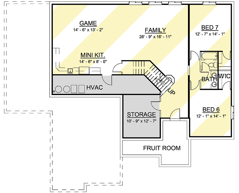 Plan 910071WHD: Exclusive New American Home Plan with Main-Level Master - Floor Plan - Optional Lower Level - Craftsman, New American