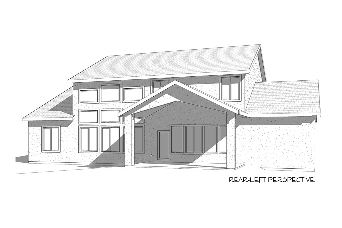 Plan 910071WHD: Exclusive New American Home Plan with Main-Level Master - Image #37 - Craftsman, New American