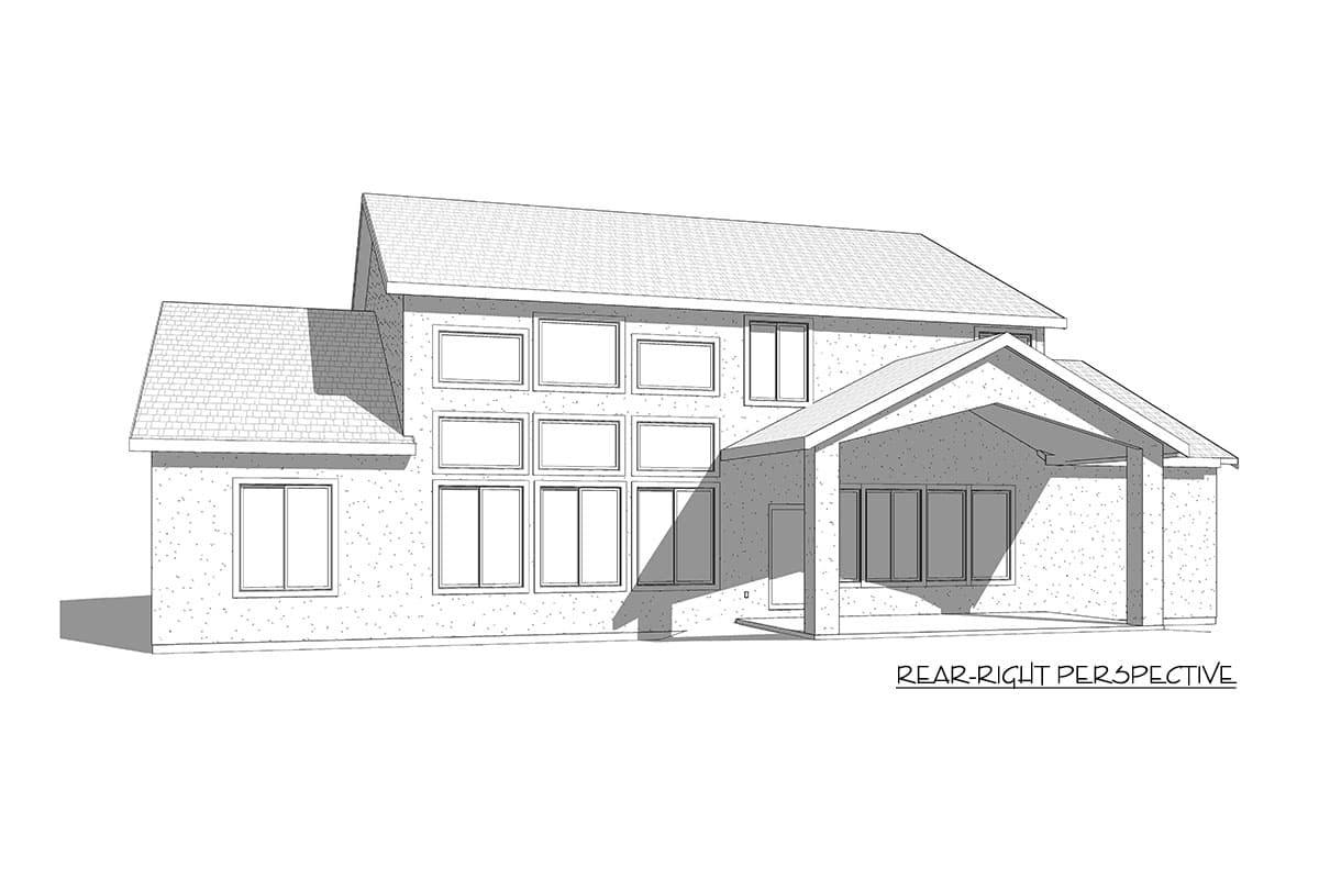 Plan 910071WHD: Exclusive New American Home Plan with Main-Level Master - Image #38 - Craftsman, New American
