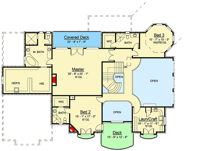 Plan 910072WHD: Exclusive Georgian House Plan with Garage Workshop - Floor Plan - 2nd Floor - Georgian, Traditional