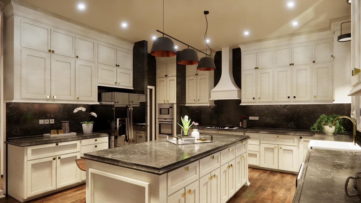 Plan 46399LA: 5-Bed Modern Farmhouse Plan with Workshop in Garage - 4455 Sq Ft - Image #10 - Country, Modern Farmhouse, New American