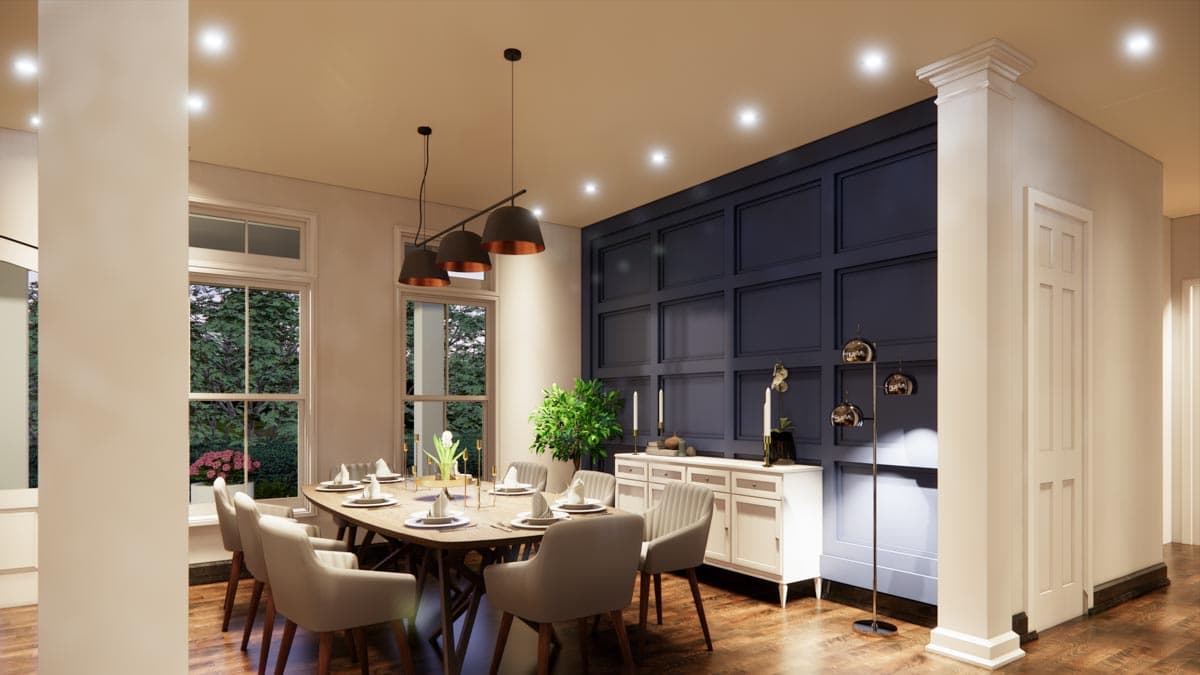 Plan 46399LA: 5-Bed Modern Farmhouse Plan with Workshop in Garage - 4455 Sq Ft - Image #11 - Country, Modern Farmhouse, New American