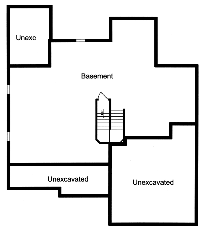 Plan 39293ST: 4-Bedroom New American Home Plan with Main Floor Master Suite - 2094 Sq Ft - Floor Plan - Unfinished Basement - Country, Craftsman, Modern Farmhouse, New American, Northwest, Southern, Traditional