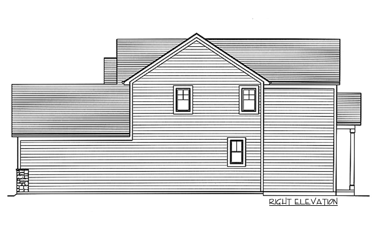 Plan 39293ST: 4-Bedroom New American Home Plan with Main Floor Master Suite - 2094 Sq Ft - Image #18 - Country, Craftsman, Modern Farmhouse, New American, Northwest, Southern, Traditional