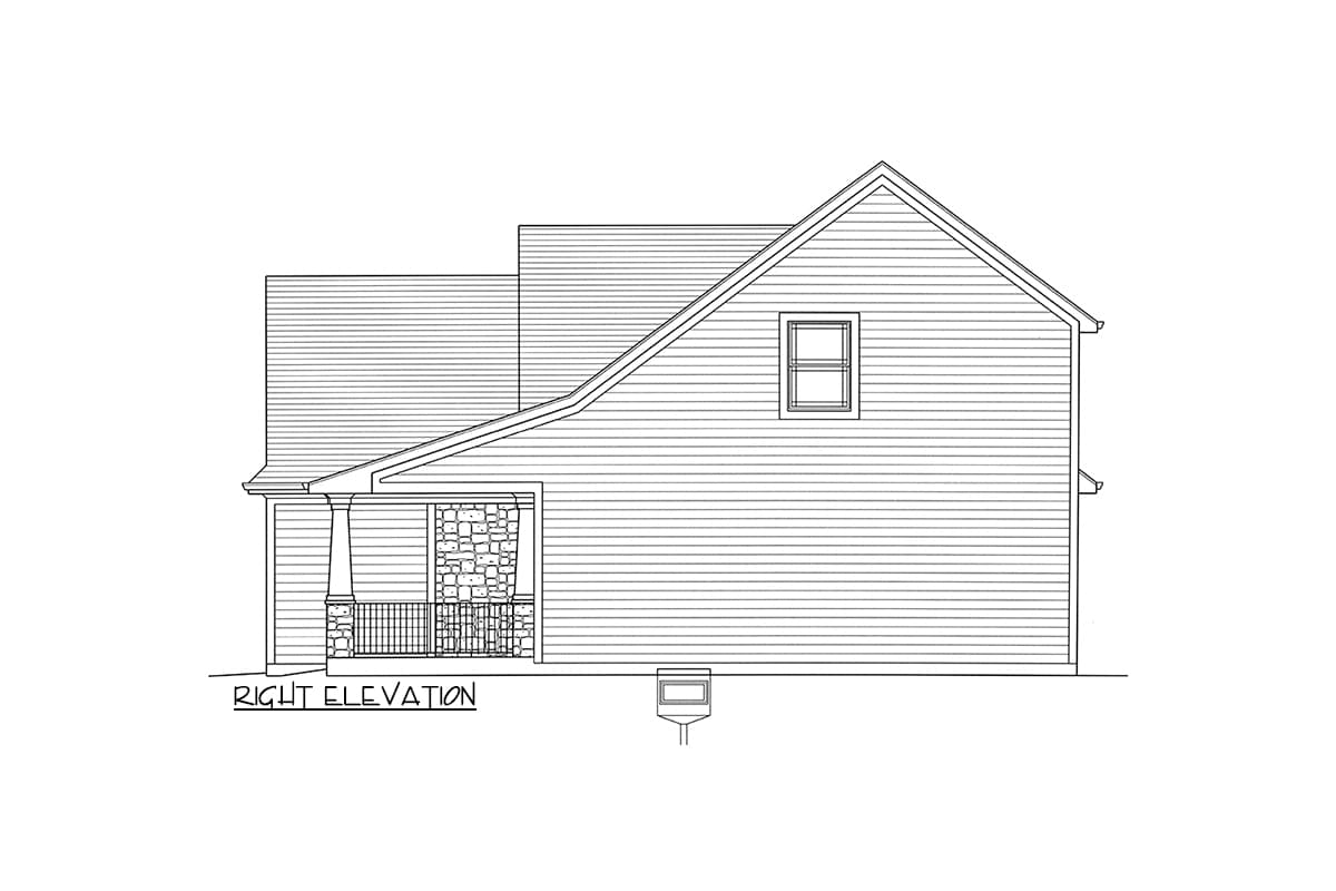 Plan 39294ST: Country Craftsman House Plan with First Floor Vaulted Master Suite - 2025 Sq Ft - Image #7 - Country, Craftsman, New American