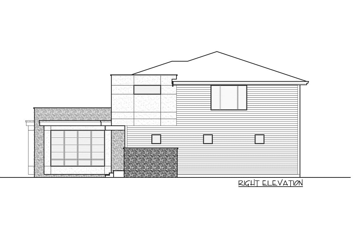 Plan 666079RAF: Modern Northwest House Plan with Second-Level Master - Image #8 - Contemporary, Northwest, Prairie