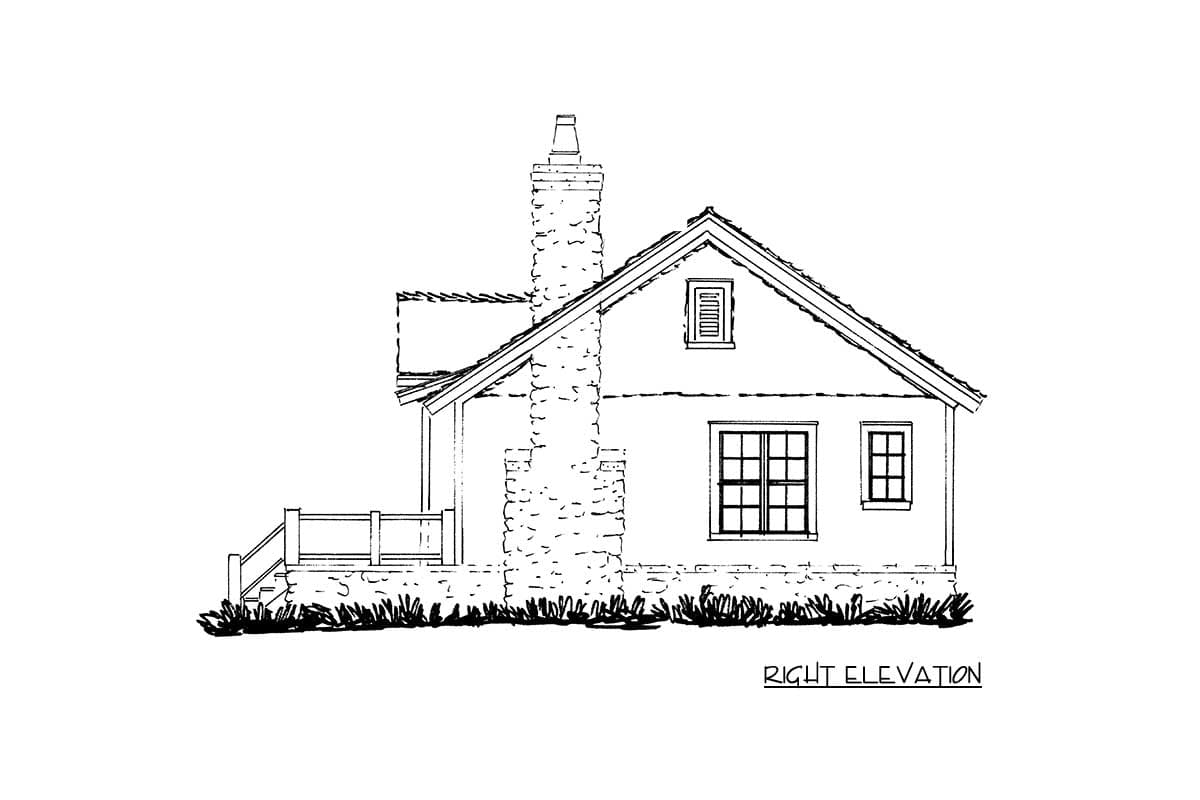 Plan 12964KN: Rustic Retreat with Timber Accents - Image #6 - Cabin, Cottage, Mountain, Rustic, Vacation