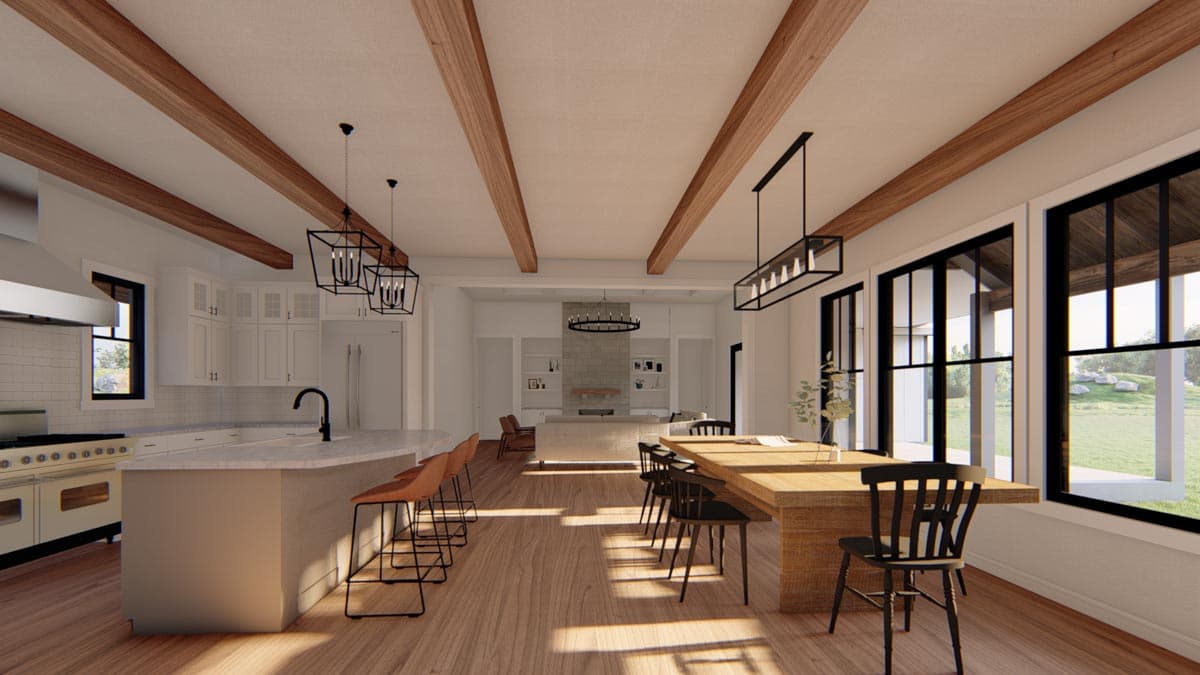 Plan 915027CHP: Exclusive 4-Bed Farmhouse with Split Bedrooms - Image #13 - Country, Farmhouse, Modern Farmhouse